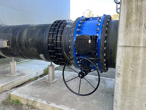 S756 DN1200 Double-flanged Butterfly Valve