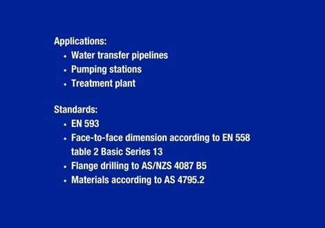 Application Standards Series 756 Butterfly Valve