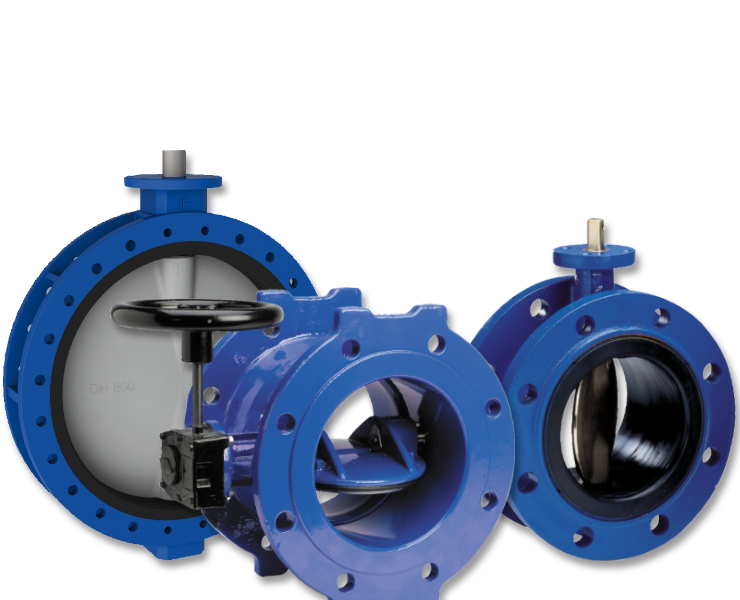 Water butterfly valves